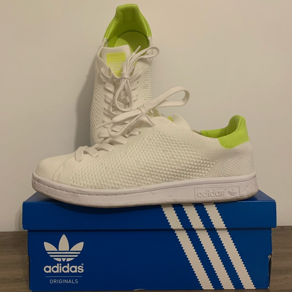 Adidas Stan Smith White/Neon Green